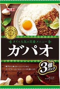 エスビー食品 おうちでアジアめし ガパオ 3個パック 390g×4個