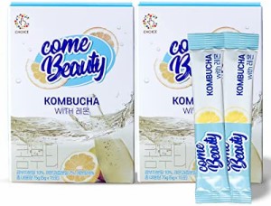 コンブチャ (レモン味2箱)5g×30p Kombucha 発酵紅茶 パウダータイプ