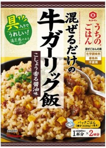 キッコーマン食品 うちのごはん 混ぜごはんの素 牛ガーリック飯 74g×5個