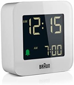 【正規輸入品】BRAUN／ブラウン Digital Alarm Clock BC08W