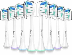 Senyum 電動歯ブラシ 替えブラシ 対応 フィリップス ソニッケアー 替えブラシ ,互換ソニックケアー 替ブラシ（白い8本）
