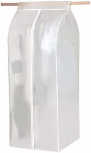 TARATI ハンガーラックカバー 収納 ワードローブ衣類収納カバー カバーのみ 服掛け カバー 透明 半透明 ビニール/PEVA製 洗える ファスナ