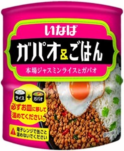 いなば ガパオ&ごはん (本場ジャスミンライス缶+ガパオチキン缶) 3セット