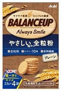 アサヒグループ食品 バランスアップ 全粒粉 プレーン 92g×12個