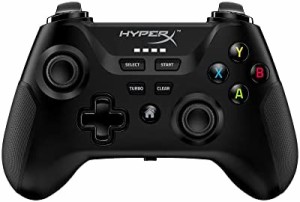 HyperX Clutchワイヤレスゲーミングコントローラー モバイルゲーム対応 メーカー2年保証 516L8AA ブラック