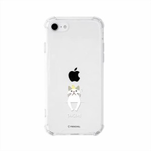 アビィフレンズ iPhone SE 3/ SE 2/ 8 / 7 ハイブリッドケース [ アップルマーク りんご フレンズヒル TAACHAN キャラクター ワイヤレス