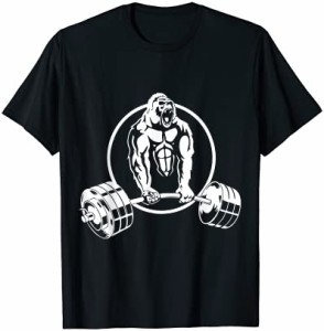 Gorilla ストレングス ウェイトリフター ジム ボディービルダー ギフト Tシャツ