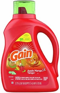 Gain ゲイン 洗濯洗剤 液体 アップルマンゴタンゴ 64回分 92oz 2. [並行輸入品]