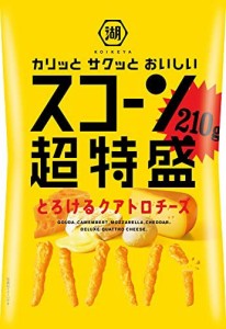 湖池屋　超特盛スコーン　とろけるクアトロチーズ　210g×12袋