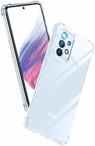 Aunote Galaxy A53 5G ケース クリア SC-53C SCG15 対応 米軍MIL規格 耐衝撃 ストラップホール付き TPU 薄型 軽量 スマホケース 擦り傷防