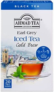 AHMAD TEA ( アーマッドティー ) コールドブリュー アールグレイ ティーバッグ 20袋 ×2個 [ 英国ブランド 水出し紅茶 個包装 ]