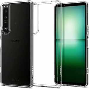 Spigen Xperia 1 IV ケース クリア バンパーケース [ SO-51C | SOG06 ] ストラップホール付き 2重構造 米軍MIL規格取得 耐衝撃 すり傷防