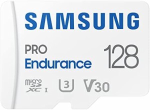 Samsung PRO Endurance マイクロSDカード 128GB microSDXC UHS-I U3 100MB/s ドライブレコーダー向け MB-MJ128KA-IT/EC 国内正規保証品