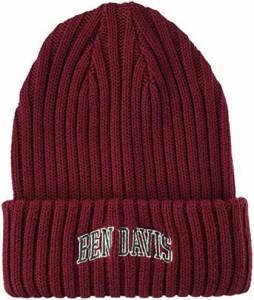 [ベンデイビス] カレッジ刺繍ニット帽 BDW-9500CL_WINE