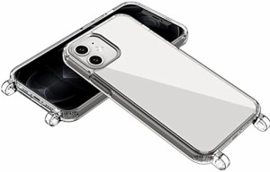 TUBERING clear case チューブリング クリアケース iPhoneケース iPhone 11 12 13 SE ストラップ ホール付き 全面保護 (iPhone12/12PRO, 