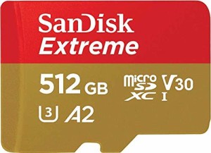 【 サンディスク 正規品 】 microSD 512GB UHS-I U3 V30 書込最大130MB/s Full HD & 4K SanDisk Extreme SDSQXAV-512G-GH3MA 新パッケー