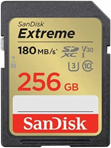 【 サンディスク 正規品 】 SDカード 256GB SDXC Class10 UHS-I U3 V30 SanDisk Extreme SDSDXVV-256G-GHJIN 新パッケージ