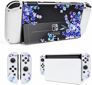 DLseego Switch OLED 用 ケース ニンテンドースイッチ有機el カバー クリアOLED 用 ケース 有機elモデルケース 分離式カバー TPU素材 透