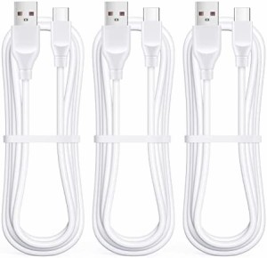 USB Type C ケーブル【1.83M/3本】USB-C&USB-Aケーブル 3A急速充電/QC3.0対応 タイプCケーブル アンドロイド充電器ケーブル ChrisPow Cタ