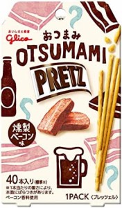 江崎グリコ おつまみプリッツ ＜燻製ベーコン味＞ 24g×28個