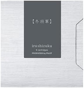 パイロット 万年筆用インキ iroshizuku 色彩雫 カートリッジインキ 6本入り IRF-6S (冬将軍)