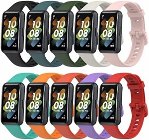 AWINNER HUAWEI BAND 7向け バンド ベルト 純正 替え 交換 換え 一体化バンド フルカラー 人気ランキング アクセサリー ピンク