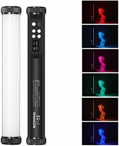 2022年 SOONPHO 撮影用 スティックライト RGBビデオライト 29CM LEDチューブライト フルカラー 2500-8500K色温度 FXモード 記憶機能 4000