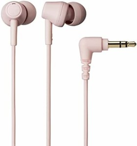 Audio Technica イヤホン ATH-CK350X カナル型 有線 ピンク 再生プラスチック配合 抗菌 ATH-CK350X PK 小型