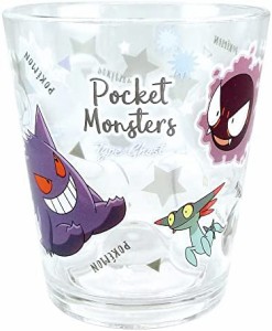 ティーズファクトリー(T'S Factory) コップ ポケットモンスター ゴーストタイプ プラスチック 300ml クリア ホワイト PM-5526440GO