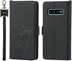 Galaxy S10 plus ケース SC-04L / SCV42 / SC-05L 手帳型 SC04L / SC05L カップルのケース 収納 Galaxy S10+ 耐衝撃 マグネット式 ストラ