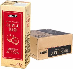 アイリスプラザ アップル ジュース 紙パック 200ml ×30本 100% りんご アップルジュース APPLE