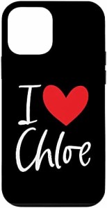 iPhone 12 mini I Love Chloe 名前 パーソナライズ 女の子 女性 BFF フレンド ハート スマホケース