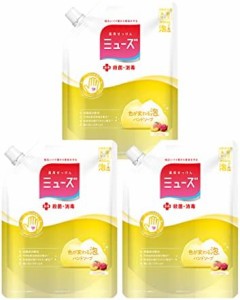 ハンドソープ 泡 ミューズ ピーチ＆ローズ 詰替 450mL 3個