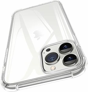 iPhone 14 Pro 用 ケース 透明 アイフォン14pro ケース クリア tpu 耐衝撃 ストラップホール付き スマホケース ソフト 薄型 シリコン 軽