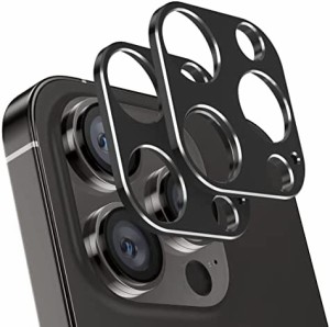 NIMASO レンズカバー カメラフィルム保護 iPhone 14 Pro 用/iPhone 14 Pro Max 用 アルミ合金製 傷防止 レンズ保護 耐衝撃 2枚セット NCM