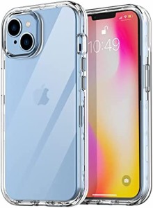 AICase iPhone 14 Plus用 クリアケース (6.7インチ) 高耐久 落下保護 フルボディ 頑丈 耐衝撃/防塵 3層 軍用 保護 丈夫 iPhone 14 Plus用