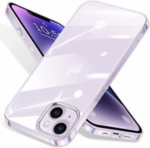 iPhone 14 用 ケース クリア 透明 アイフォン 14 用 スマホケース ソフト tpu 薄型 カバー 全透明 ストラップホール付き 耐衝撃 6.1イン