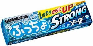 味覚糖 ぷっちょスティック ストロングソーダ 10粒×10個