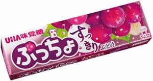 味覚糖 ぷっちょスティック すっきりぶどう 10粒×10個