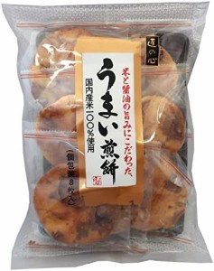 丸彦製菓 うまい煎餅 8枚 ×10袋