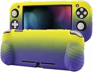 switch liteカバー スイッチライト ケース シリコン素材 ソフトカバー 柔らかい 一体式 全面保護 耐衝撃 特殊ハンドル 薄型軽量 快適な手