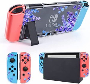 DLseego Switch 用 ケース ニンテンドースイッチ Switchカバー クリアケース スイッチ ケース 分離式カバー TPU素材 透明スイッチカバー 