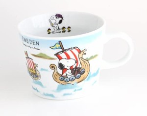 シミズ陶業 スヌーピー世界旅行シリーズ スウェーデン マグカップ