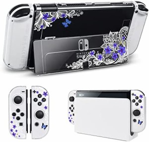 DLseego Switch Oled 用 ケース ニンテンドースイッチ有機el ケース Switch Oled カバー クリアケース スイッチ有機elモデルケース 分離