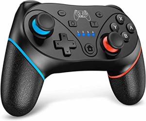 ハイハイ(Hi-High) Bluetooth ゲームコントローラーPRO 有線&無線 Switch PC Steam XBOX360 Xinput HH-0268 ブラック