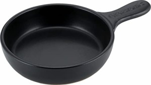 カクセー スキレット 陶製 鍋 16cm 深さ3.5cm 煮込み料理 直火 電子レンジ グリル オーブン 使用可 本格陶板 グレイスラミック GC-08 黒
