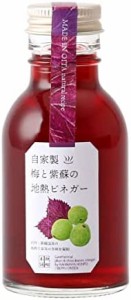 鉄輪本舗 自家製梅と紫蘇の地熱ビネガー 105ml × 3