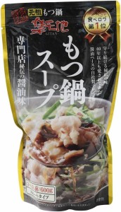 元祖もつ鍋楽天地 ストレートスープ 秘伝の醤油味 600g × 1ケース(12入)