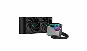 DeepCool LT520 ミラーデザインポンプヘッド採用 240mmラジエーター オールインワン水冷CPUクーラー R-LT520-BKAMNF-G-1 FN1813