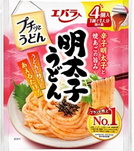 エバラ プチッとうどん 明太子うどん 88g(22g×4) ×4個